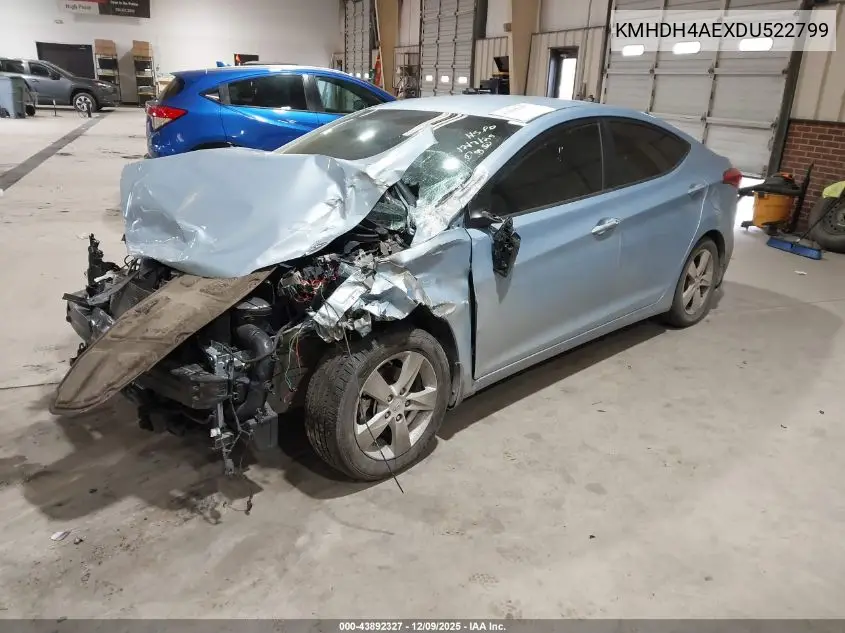 KMHDH4AEXDU522799 2013 Hyundai Elantra Gls/Limited