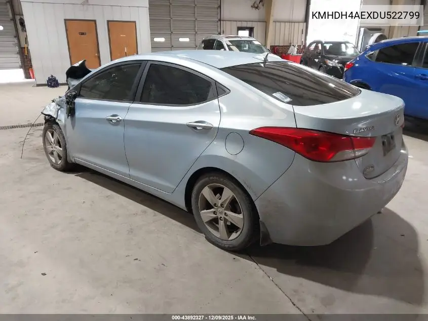 KMHDH4AEXDU522799 2013 Hyundai Elantra Gls/Limited