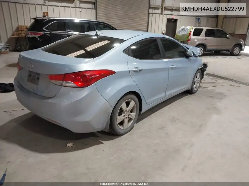KMHDH4AEXDU522799 2013 Hyundai Elantra Gls/Limited