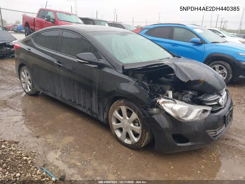 5NPDH4AE2DH440385 2013 Hyundai Elantra Limited
