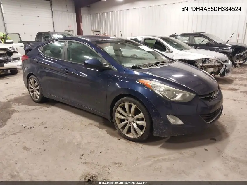 5NPDH4AE5DH384524 2013 Hyundai Elantra Gls