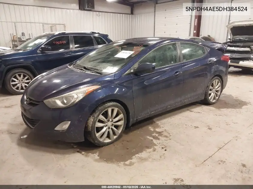 5NPDH4AE5DH384524 2013 Hyundai Elantra Gls