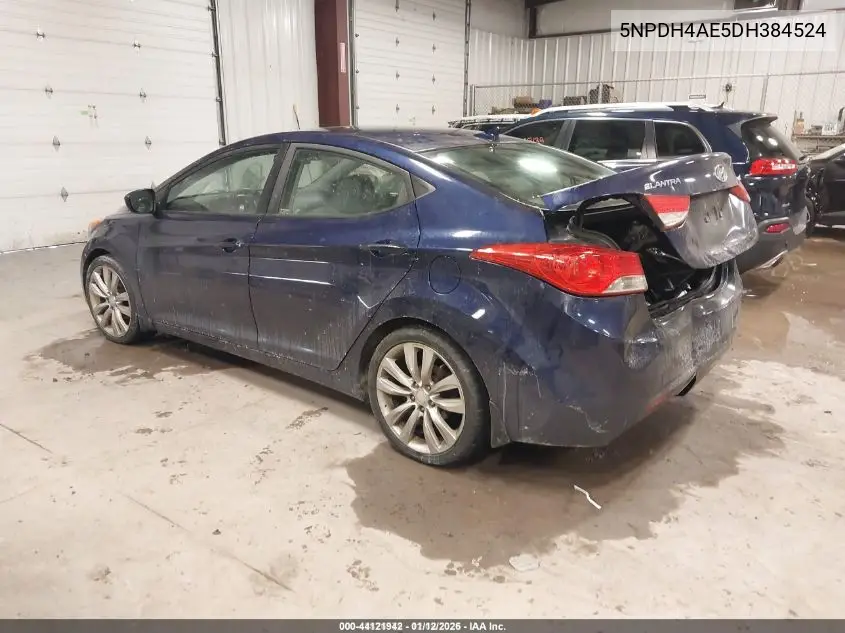5NPDH4AE5DH384524 2013 Hyundai Elantra Gls