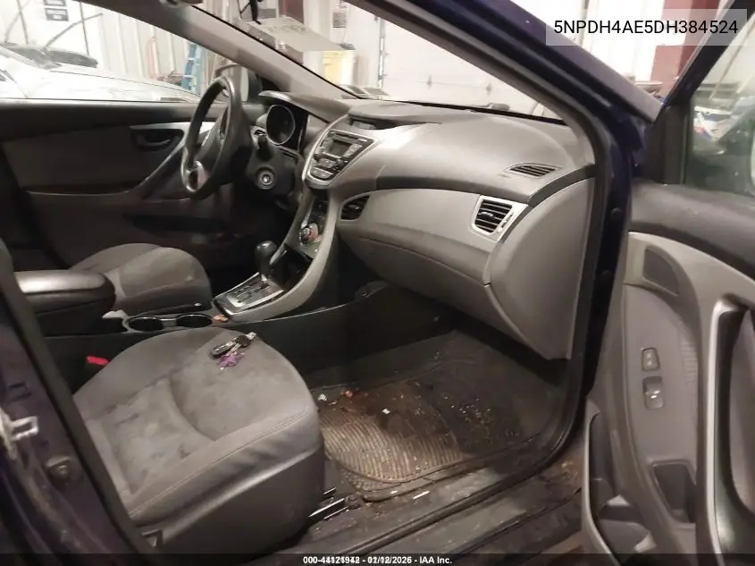 5NPDH4AE5DH384524 2013 Hyundai Elantra Gls