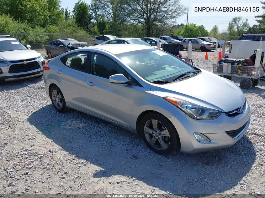 5NPDH4AE8DH346155 2013 Hyundai Elantra Gls