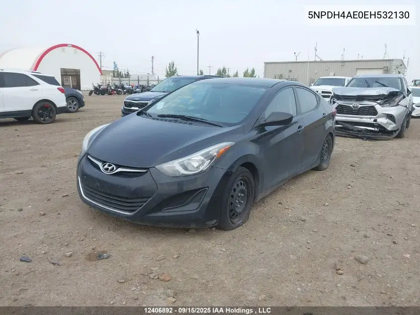 5NPDH4AE0EH532130 2014 Hyundai Elantra Se/Sport/Limited