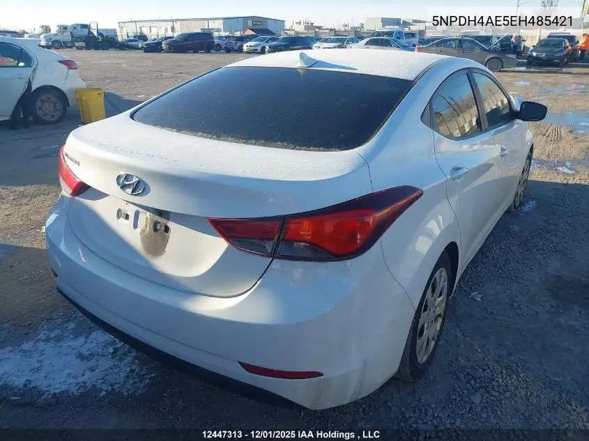 5NPDH4AE5EH485421 2014 Hyundai Elantra Gl