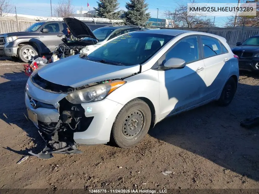 KMHD25LH6EU193289 2014 Hyundai Elantra Gt Gl