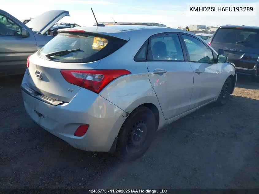 KMHD25LH6EU193289 2014 Hyundai Elantra Gt Gl