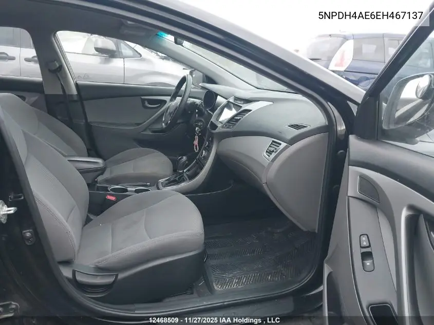 5NPDH4AE6EH467137 2014 Hyundai Elantra Gl