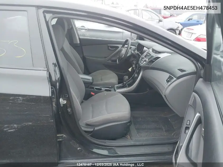 5NPDH4AE5EH478453 2014 Hyundai Elantra Gl