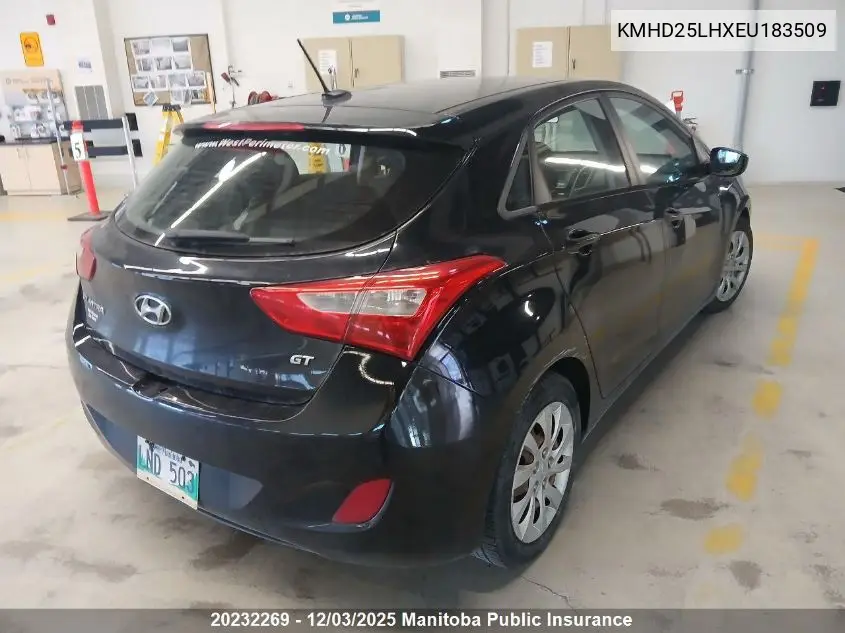 KMHD25LHXEU183509 2014 Hyundai Elantra Gt