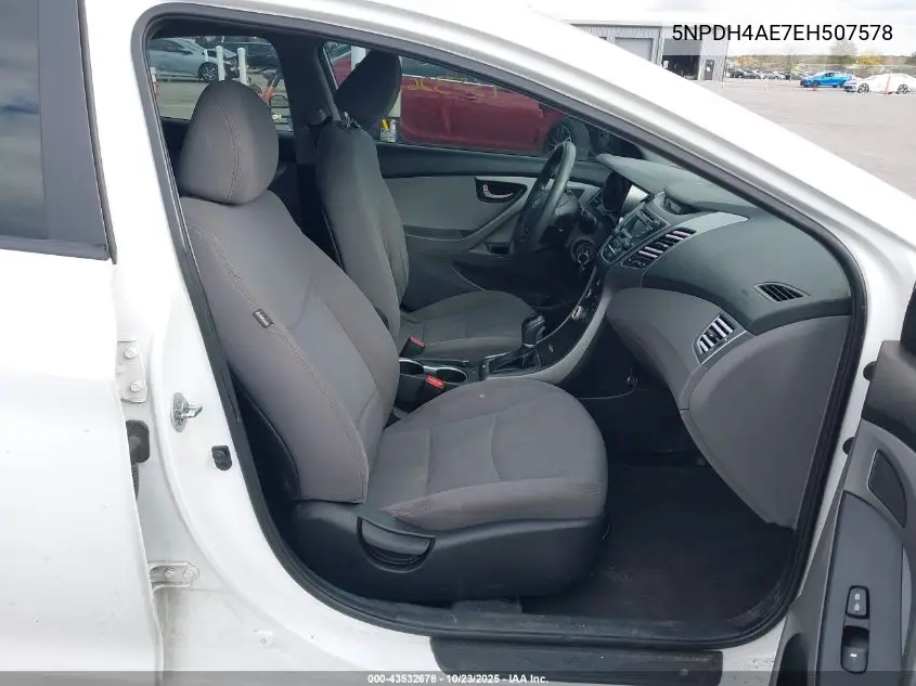 5NPDH4AE7EH507578 2014 Hyundai Elantra Se