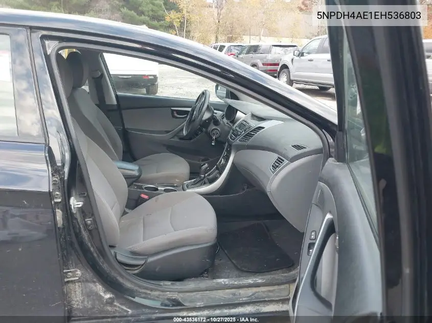5NPDH4AE1EH536803 2014 Hyundai Elantra Se
