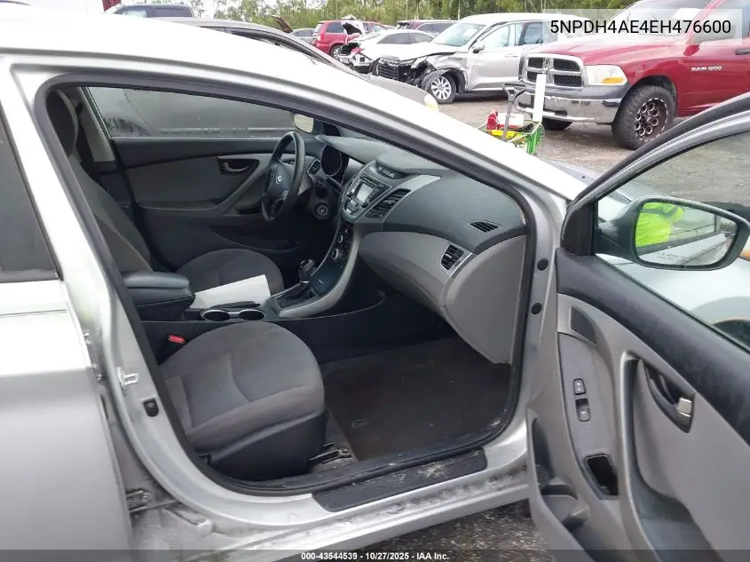 5NPDH4AE4EH476600 2014 Hyundai Elantra Se
