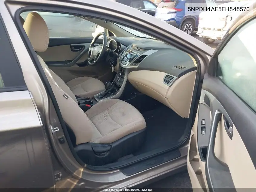 5NPDH4AE5EH545570 2014 Hyundai Elantra Se