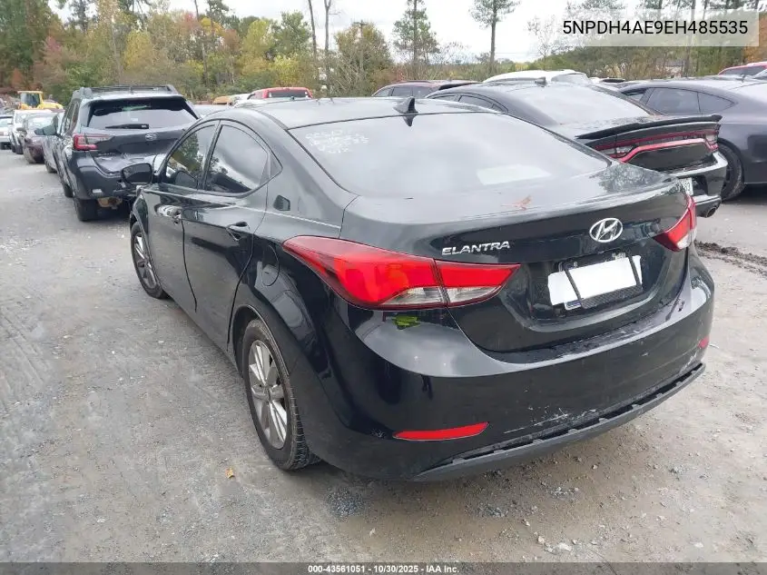 5NPDH4AE9EH485535 2014 Hyundai Elantra Se