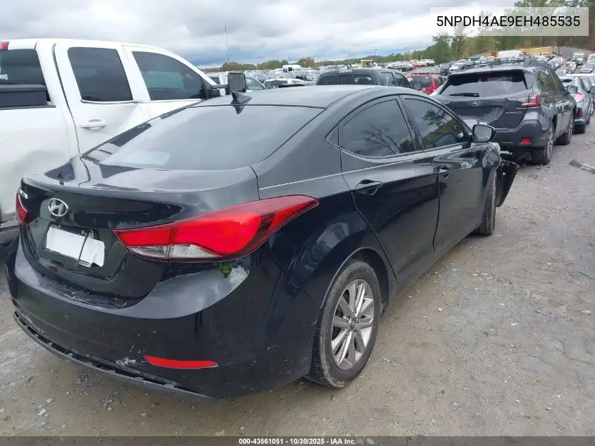 5NPDH4AE9EH485535 2014 Hyundai Elantra Se