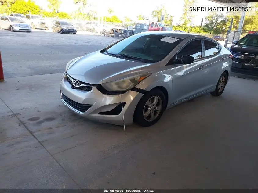 5NPDH4AE3EH456855 2014 Hyundai Elantra Se