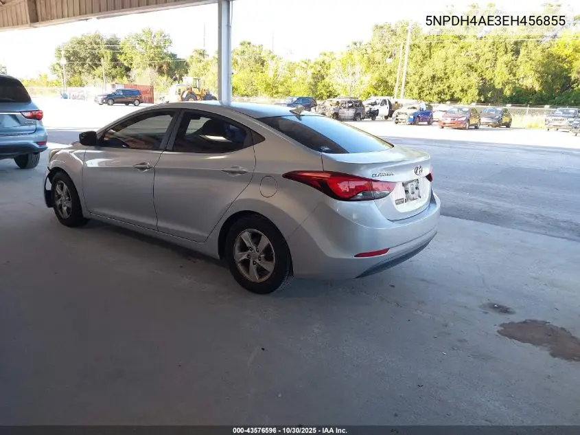 5NPDH4AE3EH456855 2014 Hyundai Elantra Se