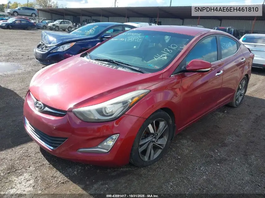 5NPDH4AE6EH461810 2014 Hyundai Elantra Limited