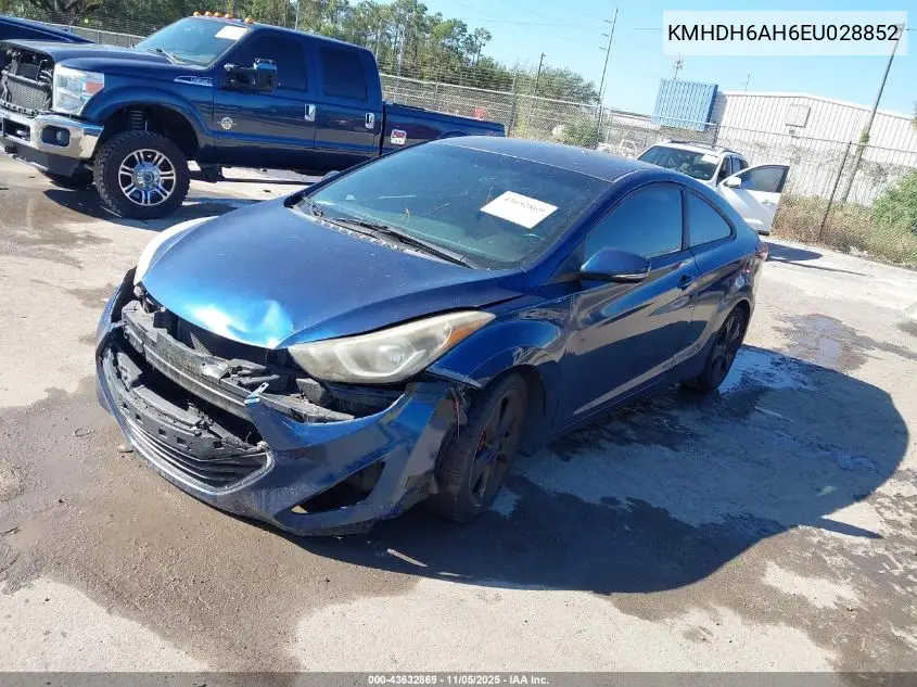 KMHDH6AH6EU028852 2014 Hyundai Elantra