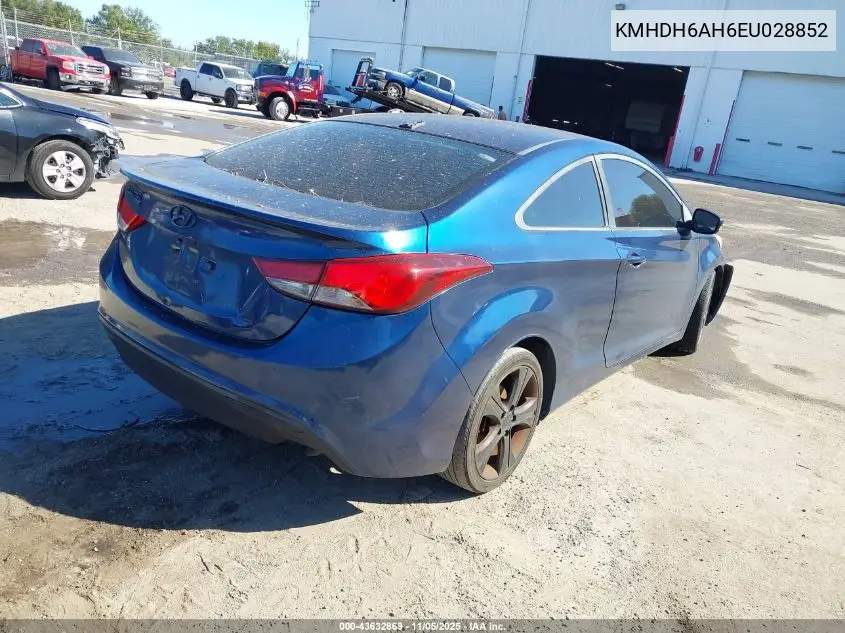 KMHDH6AH6EU028852 2014 Hyundai Elantra