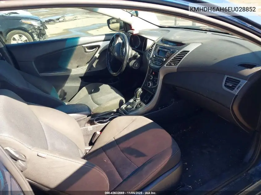 KMHDH6AH6EU028852 2014 Hyundai Elantra