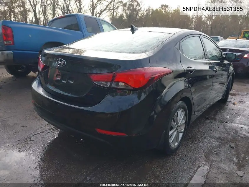 5NPDH4AE8EH531355 2014 Hyundai Elantra Se