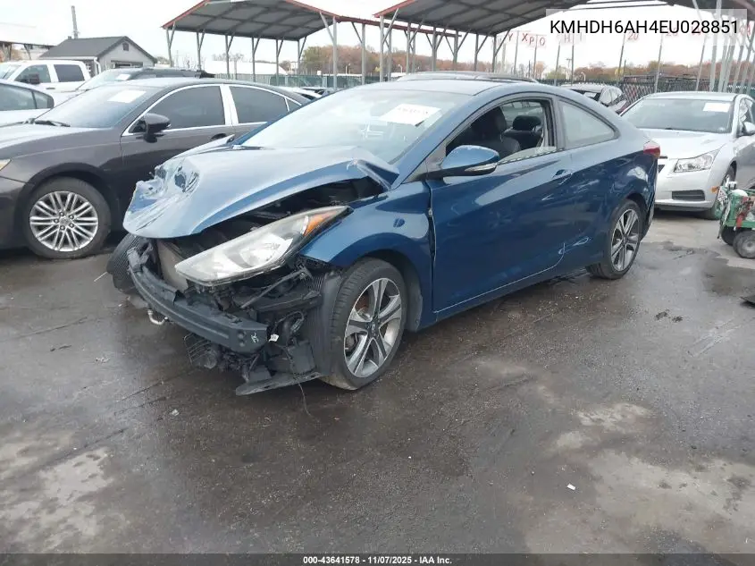 KMHDH6AH4EU028851 2014 Hyundai Elantra