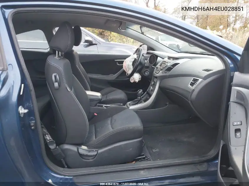 KMHDH6AH4EU028851 2014 Hyundai Elantra