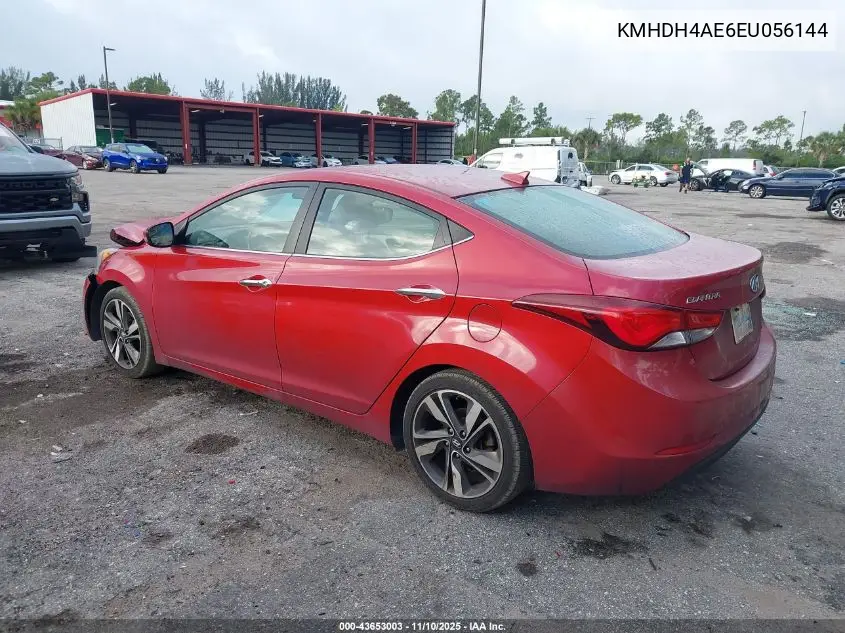 KMHDH4AE6EU056144 2014 Hyundai Elantra Limited
