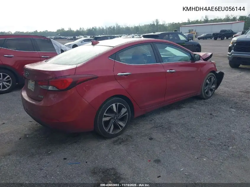 KMHDH4AE6EU056144 2014 Hyundai Elantra Limited