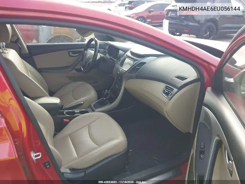 KMHDH4AE6EU056144 2014 Hyundai Elantra Limited