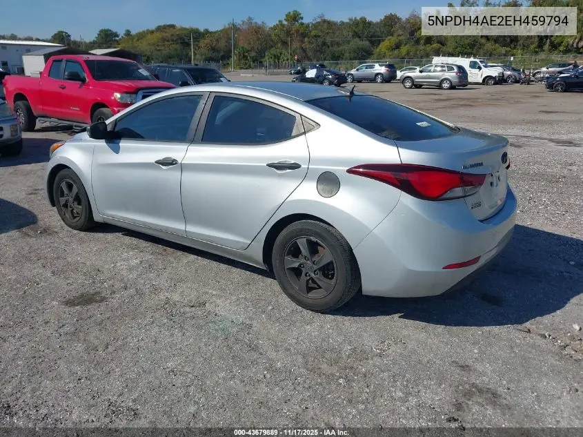 5NPDH4AE2EH459794 2014 Hyundai Elantra Se