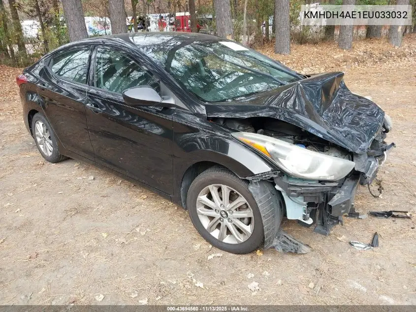 KMHDH4AE1EU033032 2014 Hyundai Elantra Se