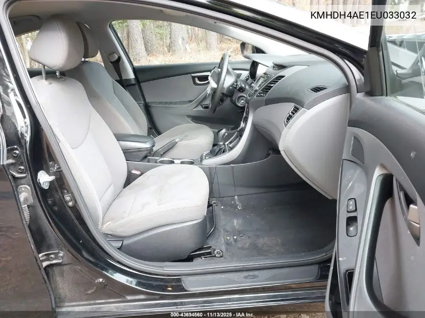 KMHDH4AE1EU033032 2014 Hyundai Elantra Se