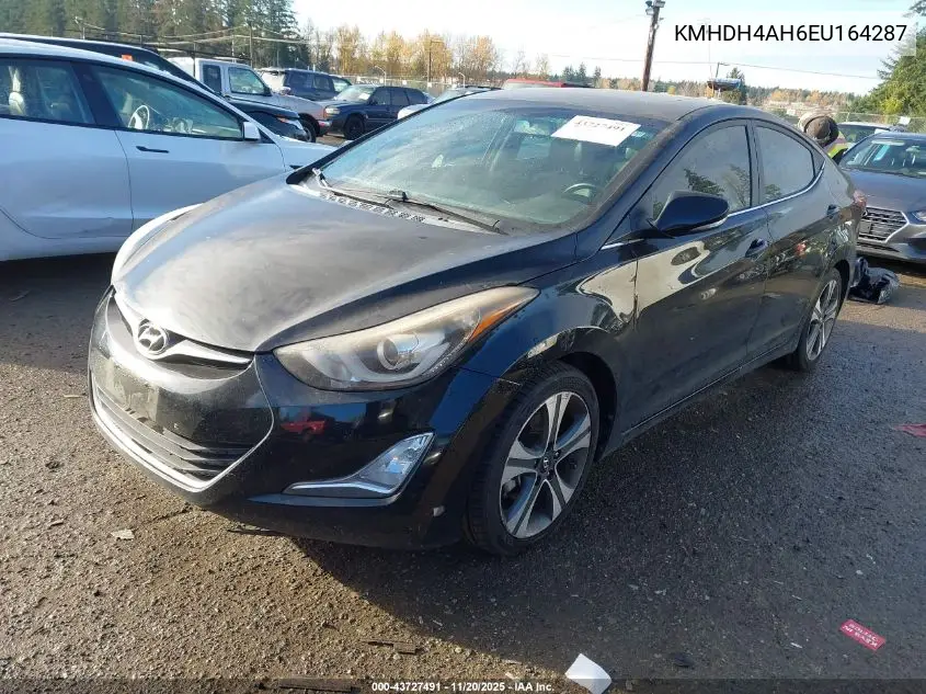 KMHDH4AH6EU164287 2014 Hyundai Elantra Sport