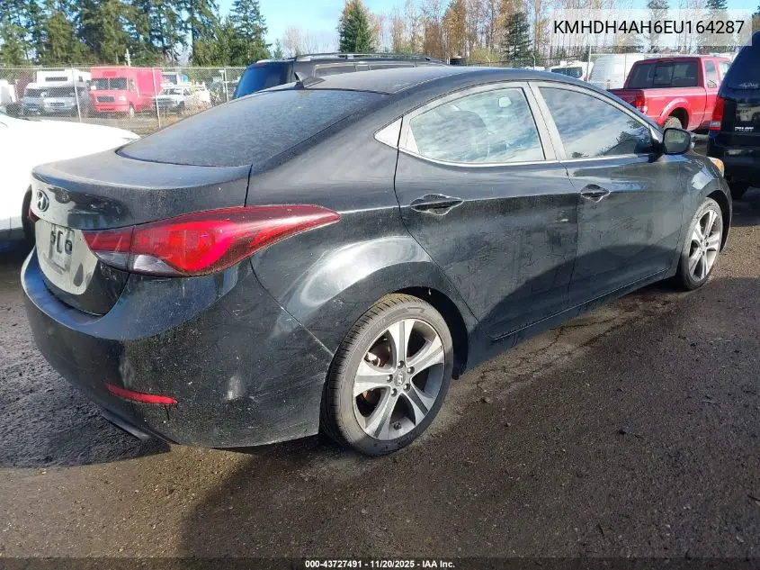 KMHDH4AH6EU164287 2014 Hyundai Elantra Sport