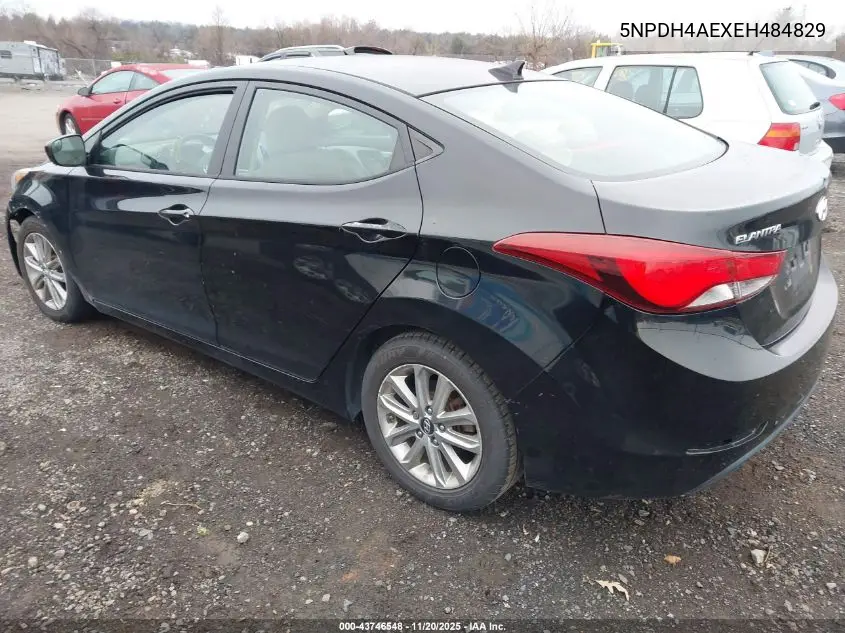 5NPDH4AEXEH484829 2014 Hyundai Elantra Se