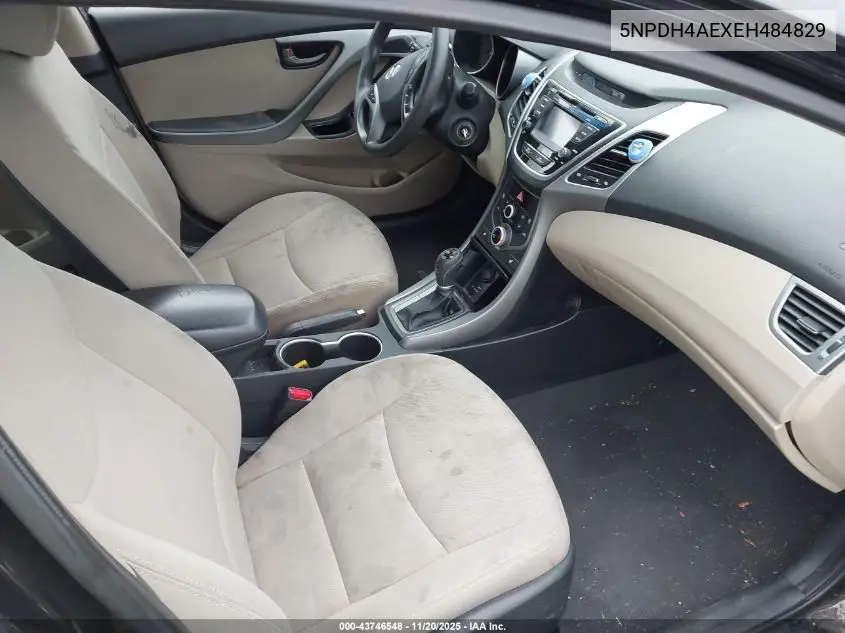 5NPDH4AEXEH484829 2014 Hyundai Elantra Se