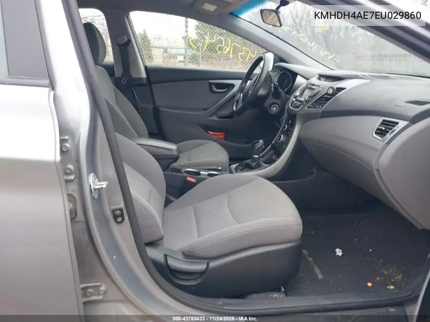 KMHDH4AE7EU029860 2014 Hyundai Elantra Se
