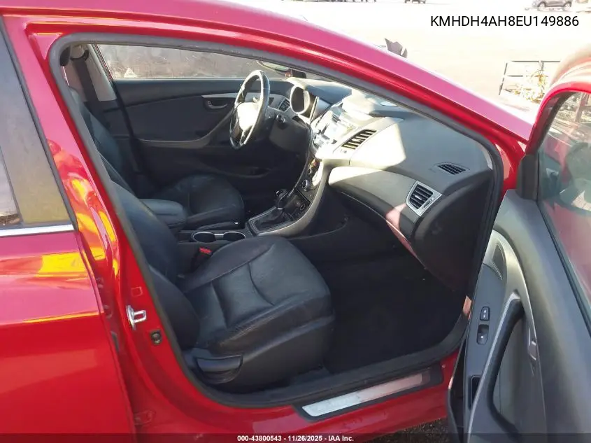 KMHDH4AH8EU149886 2014 Hyundai Elantra Sport