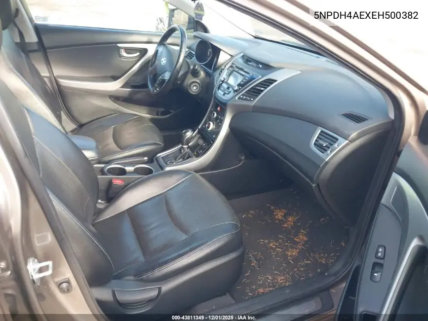 5NPDH4AEXEH500382 2014 Hyundai Elantra Limited