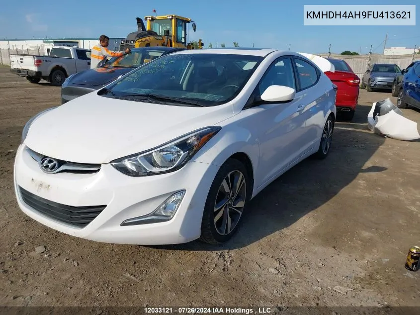 KMHDH4AH9FU413621 2015 Hyundai Elantra