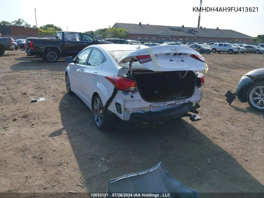 KMHDH4AH9FU413621 2015 Hyundai Elantra