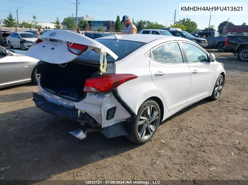 KMHDH4AH9FU413621 2015 Hyundai Elantra