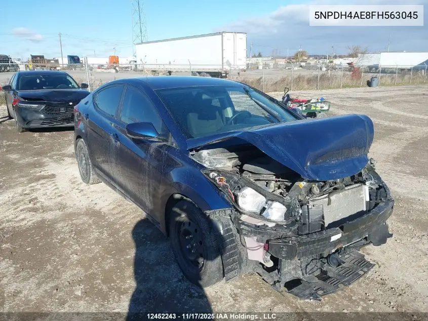 5NPDH4AE8FH563045 2015 Hyundai Elantra Gl