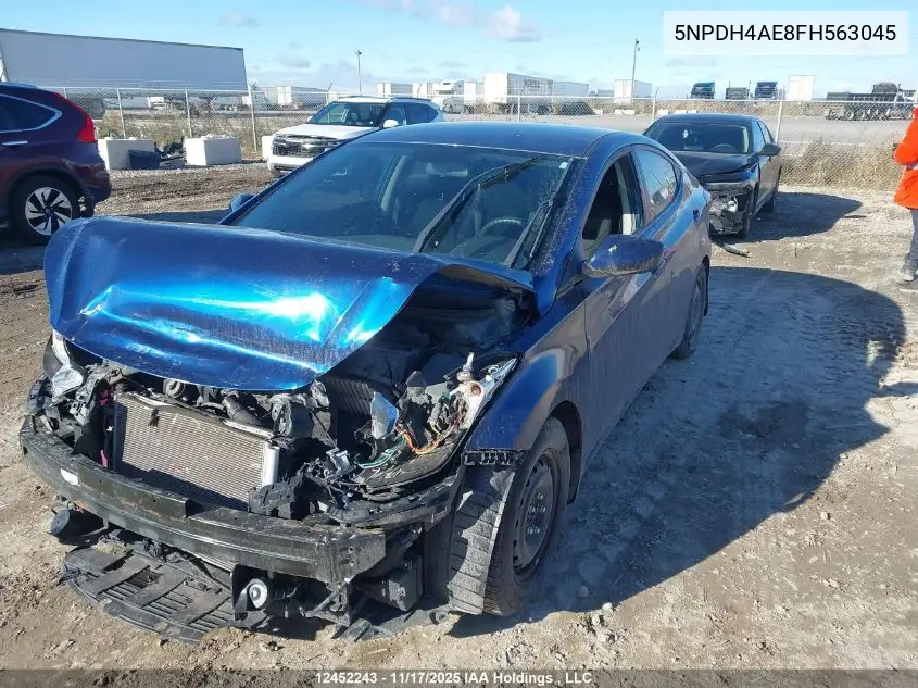 5NPDH4AE8FH563045 2015 Hyundai Elantra Gl