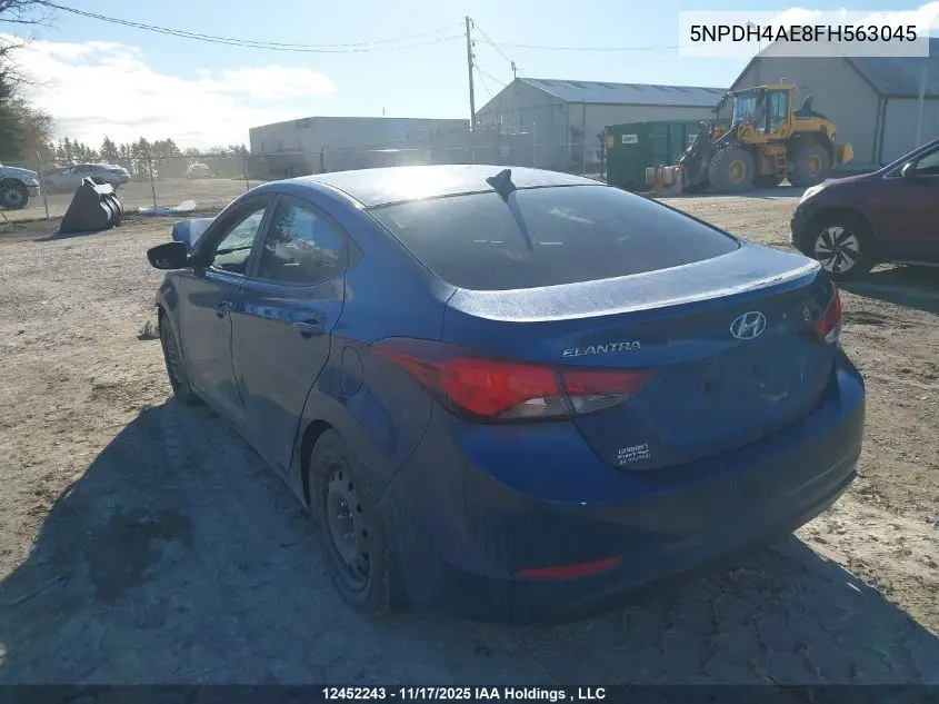 5NPDH4AE8FH563045 2015 Hyundai Elantra Gl